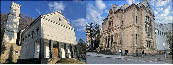 Das Krematorium Hagen-Delstern und das Karl Ernst Osthaus Museum, Foto: Bernd Weber